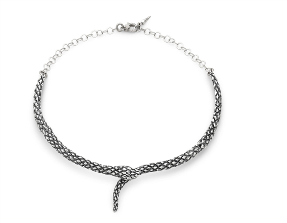 Collana Giovanni Raspini Donna Serpente in Argento 12589 - 12589